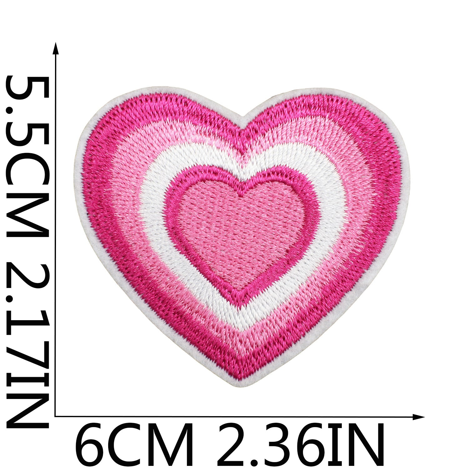 Wholesale Pink Python Embroidered Cloth Sticker